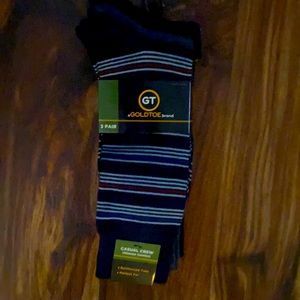 Gold toe 3 pair men’s shoe size 6-12 NWT